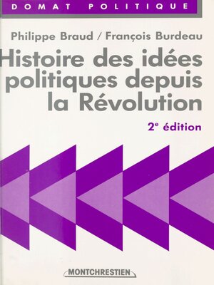 cover image of Histoire des idées politiques depuis la Révolution